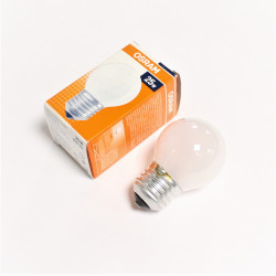 E27 Med lille pæreglas - Osram 25W Classic P - Mat Glødepære - køb billigt online på discosupport.dk