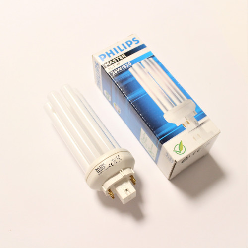 26Watt Philips Master PL-T 26W/830 4P - 1800lm - GX24q-3 - discosupport.dk