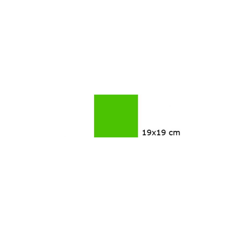 Grøn 19x19 cm farvefilter