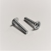 M4x22mm Blanke Skabsskruer med Fladt Hoved (50Stk)