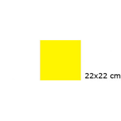 Gul 22x22 cm farvefilter