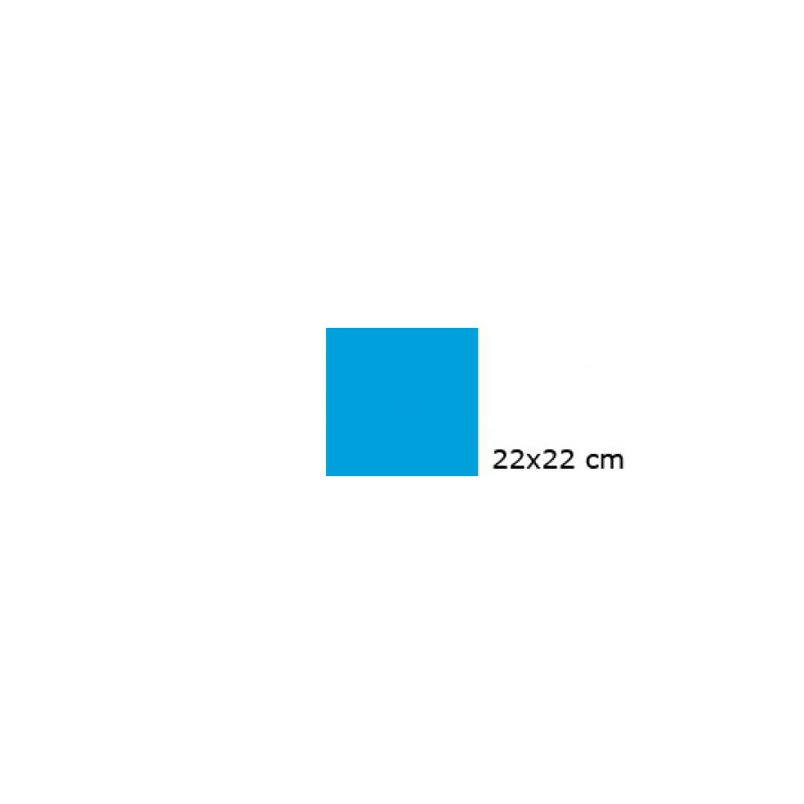 Blå 22x22 cm farvefilter