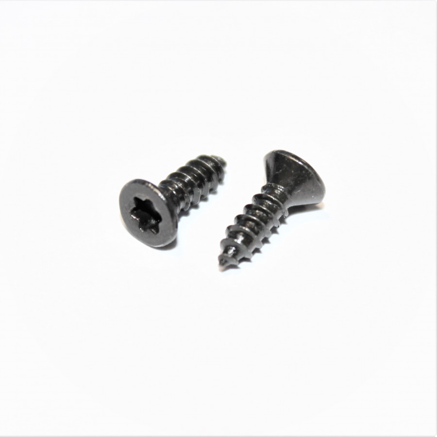 3x10mm sort Pladeskrue Torx 10 UH - Metal - Træ - Plast - Køb 50stk KUN 15kr!