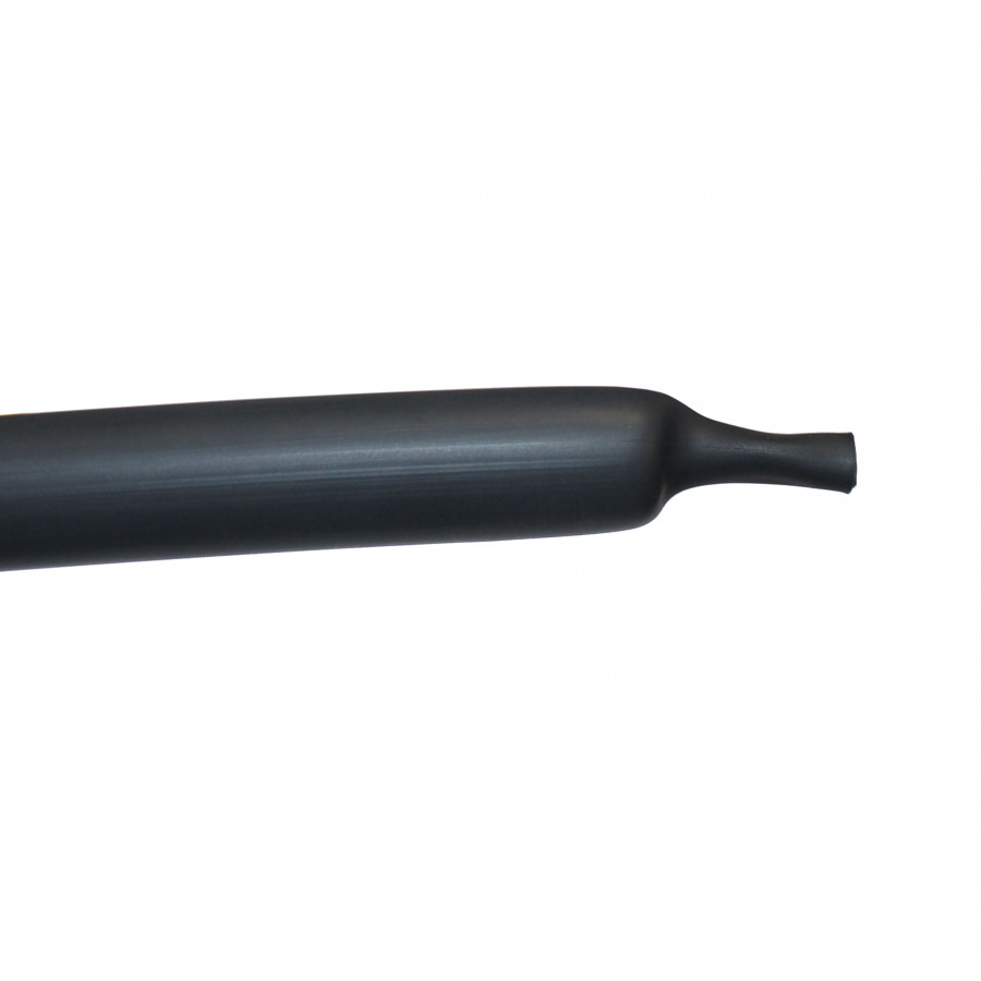 Køb 50mm Krympeflex Sort - Koksgrå med lim (60cm) hos Discosupport.dk