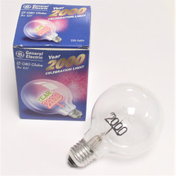 GE Retro Lampe - År 2000 pære - 3W E27 fatning. Super fed pære fra år 2000 - Køb den før din nabo!