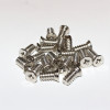 6,1x12mm Blanke skruer til montering i skuffeskinner og 5mm huller i skabe - Pose med 20stk