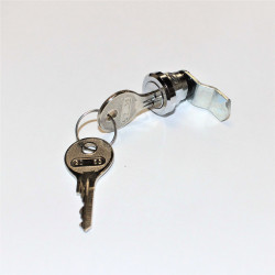 Cylinderlås fra Dom - 2D 54 - Ø20mm - 2 stk nøgler. Bestil dine nøgler og låse på discosupport.dk - Faste lave priser