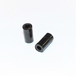 M5 Sort Plast afstandsskive Ø10x20mm - distanceskive - Køb billigt på discosupport.dk!