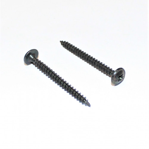 4x35mm Sort skabsskrue PZ2 Spunskrue med flangehoved - discosupport.dk 4x35mm Sort skabsskrue PZ2 Spunskrue med flangehoved - discosupport.dk