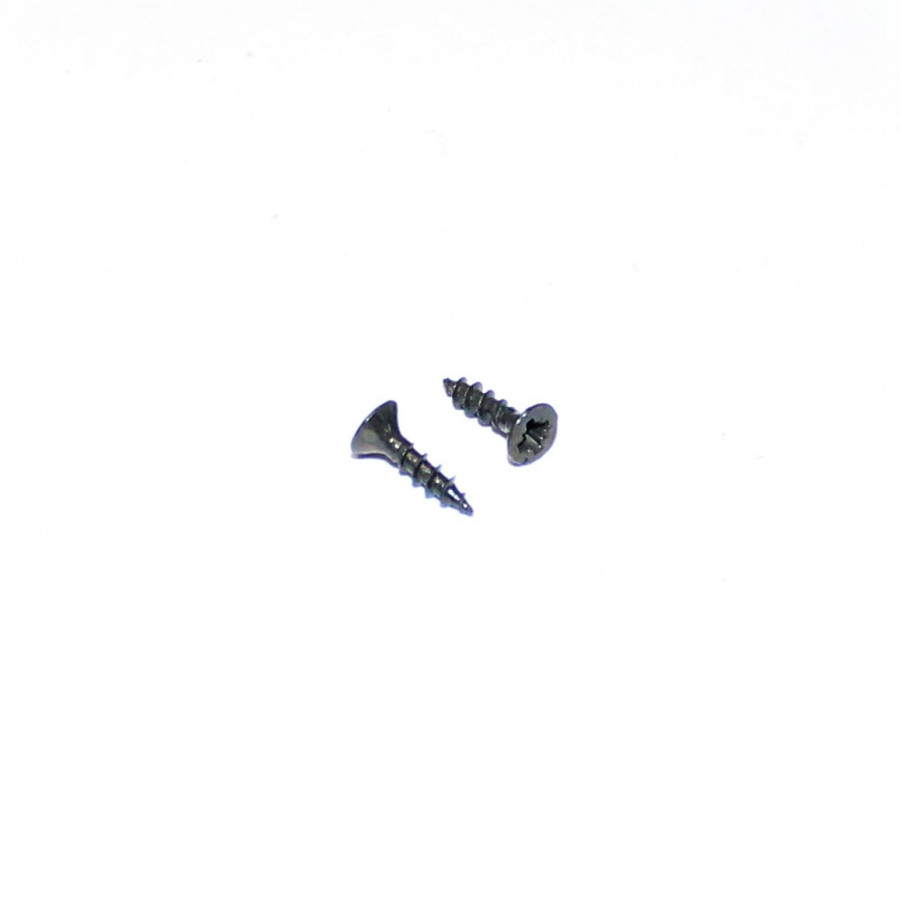 Små sorte spånpladeskruer 2,5x10mm UH - 75stk KUN 15kr på discosupport.dk!