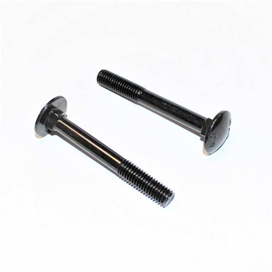 M8x65mm Sortgalvaniseret Bræddebolt -  discosupport.dk - NEMT HURTIGT BILLIGT!