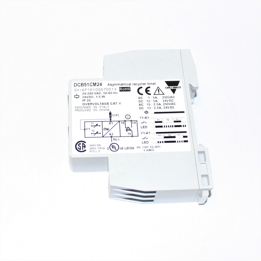 Carlo Gavazzi DCB51CM24 er en asymmetrisk taktgiver Pris 595kr pr. stk!