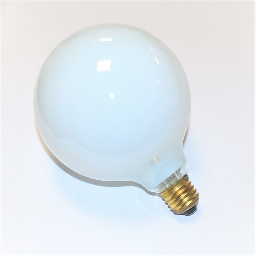 Globe lamp 40W E27 - Dia 125mm - Mat hvid glas. Køb dine globe lamper billigt online på discosupport.dk NEMT HURTIGT BILLIGT!!!