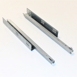 Skuffeskinner - Push to open - 40cm + 30cm - (38 x 44mm) 1 sæt. Kæmpe udvalg af forskellige størrelser og længder på skuffeskinn