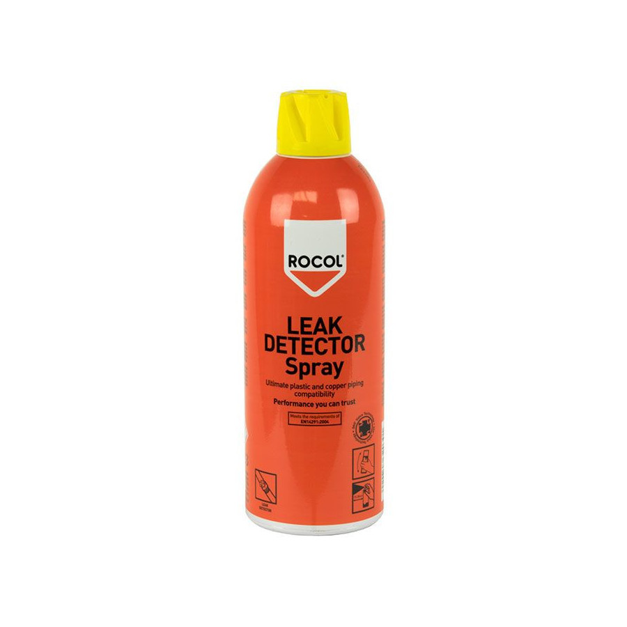 Rocol Leak Detector Spray 300ml - Gas leak. Køb dit lækagespray online på discosupport.dk NEMT HURTIGT BILLIGT!!!