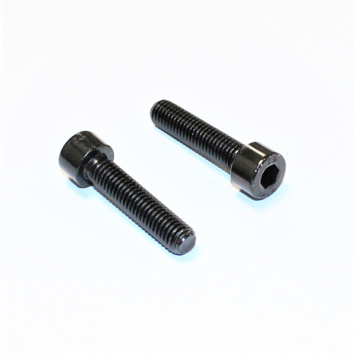 Sortgalvaniseret M8x35mm Unbrao skrue - bolt CH DIN 912 - discosupport.dk