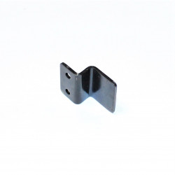 Sort Vinkelbeslag 27 x 22mm - Kan også bruges som montagebeslag - Køb dine vinkler billigt på discosupport.dk!