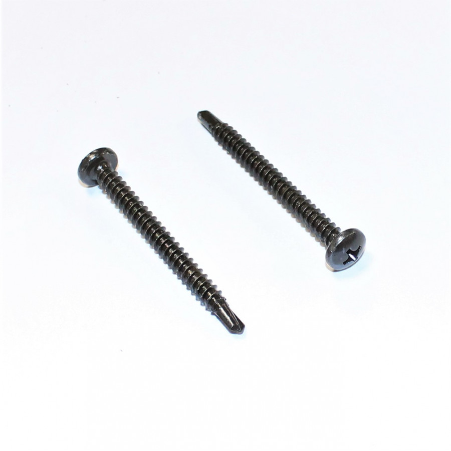 5x50mm Sorte Borskruer Elgalvaniseret - Køb 25stk KUN 15kr på discosupport.dk!