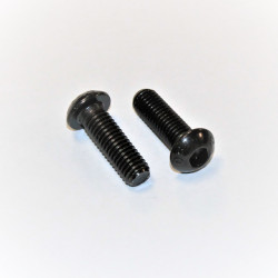 M8x30mm Sort Button Head skrue - elgalvaniseret ISO 7380. På discosupport.dk finder du et bredt udvalg af sorte maskinskruer!