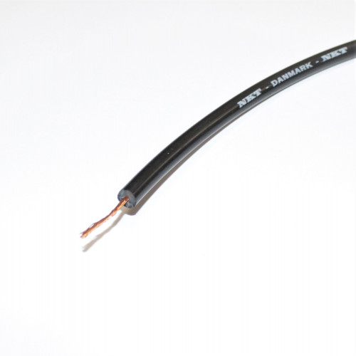 NKT kabel 1 x 1,5mm2 sort plast kabel - Fleksibelt plastkabel 15kr pr. meter