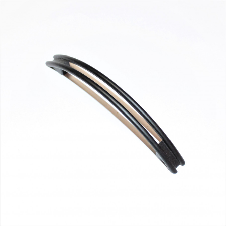 Møbelgreb Sort 125mm - Moderne look - M4 Gevind
