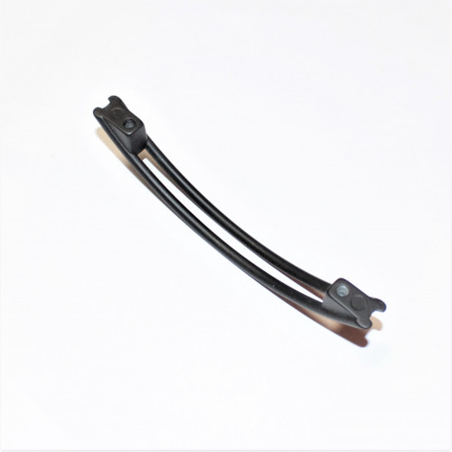 Møbelgreb Sort 125mm - Moderne look - M4 Gevind