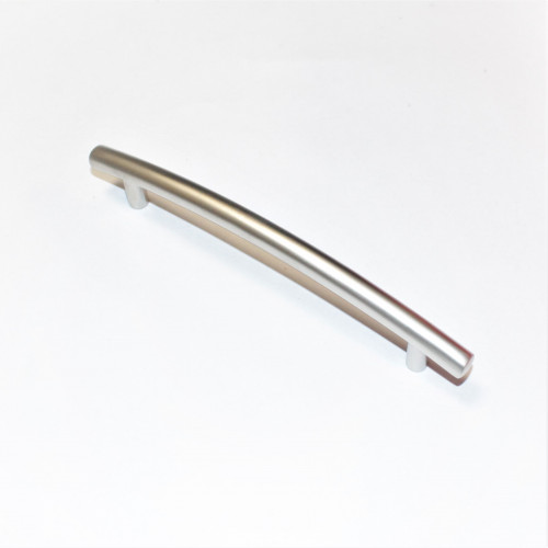 Møbelgreb Stål Satin - Buet - Hulafstand 128mm - Skabsgreb - discosupport.dk Møbelgreb Stål Satin - Buet - Hulafstand 128mm - Skabsgreb - discosupport.dk
