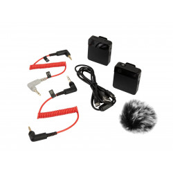Relacart Mipassport Mi1 - Trådløs Mikrofon til kamera. Køb dine trådløse mikrofoner online på discosupport.dk NEMT HURTIGT BILLI