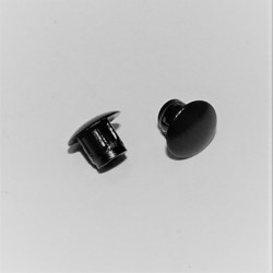 Dækprop Sort Plast - Diameter 8mm - 5mm tap