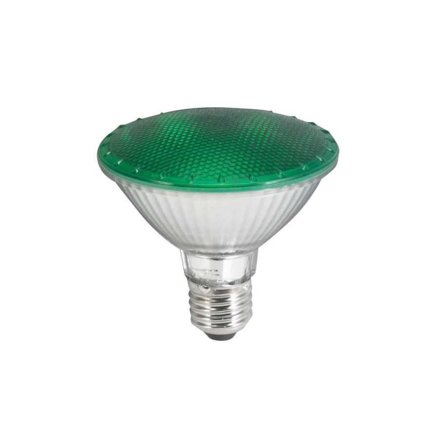 Grøn 11 Watt LED reflektorpære til PAR 30 lamper - E27 - 230V