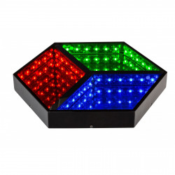 Hexagon 3D - Mirror Effect RGB og DMX - JB Systems
