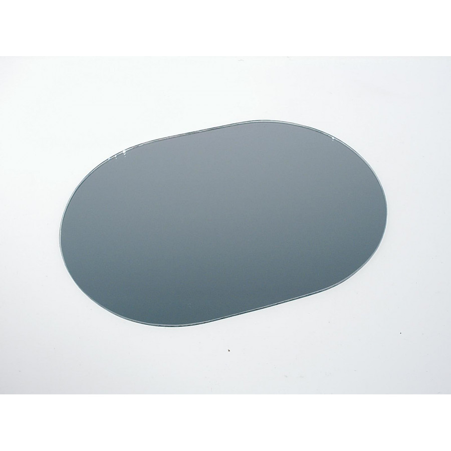 Scannerspejl 110x70mm Reservedel til lyseffekt - ovalt overfladespejl - 1mm tykkelse