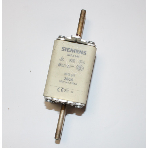 250A Sikring - 500V - 3NA3 244 - NH2-gG Knivsikring - Køb BILLIGT på discosupport.dk!