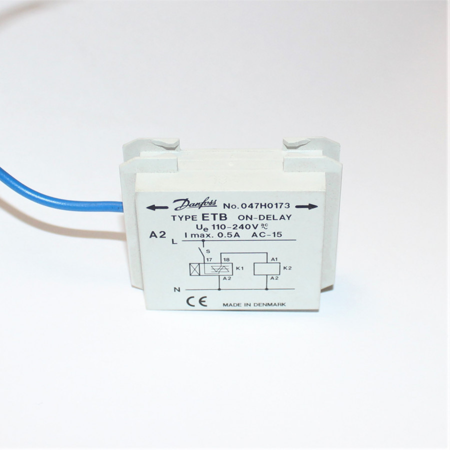 Danfoss On-Delay type ETB - 047H0173 - 0.5-20 sek elektronisk timer