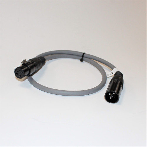 DMX kabel - XLR 3-pin kabel Han Hun - Highflex - 0,6m - Køb dine XLR kabler og DMX kabler billigt på discosupport.dk!