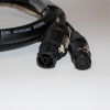 5 Pol XLR - TRUE 1 Powercon Sort - 3 meter Combi Kabel