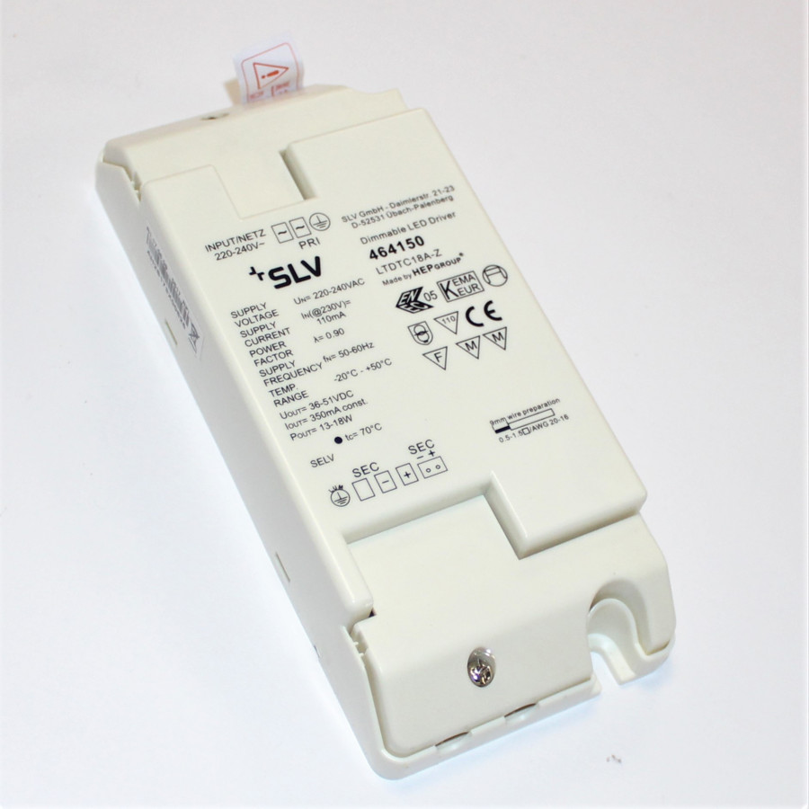 SLV LED Driver 18W  - 464150 - Dæmpbar Strømforsyning