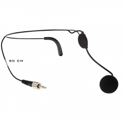HF headset - JB Systems - letvægts headset til trådløs mikrofonsender - Køb på discosuppport.dk! 