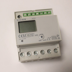 ECS3-80 M - 3-faset Digital Kilowatt-time måler til DIN skinne
