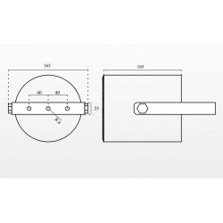 Køb 100 Volt højttaler 20W IP54 - Partner DAW130/20  discosupport.dk