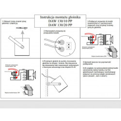 Køb 100 Volt højttaler 20W IP54 - Partner DAW130/20  discosupport.dk