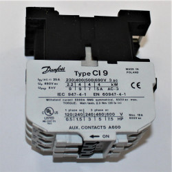Danfoss kontaktor Type CI 9 - Spole 230V - 037H002131