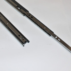 Skuffeskinner med Soft Close - 40cm til 79cm - Udtræk 39cm (12,5x35mm) - 1 sæt