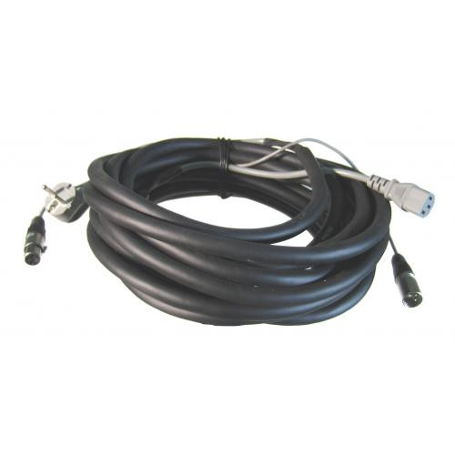 Combi Kabel Schuko Power / XLR - Apparat / Xlr - 5Meter, Kombi kabel