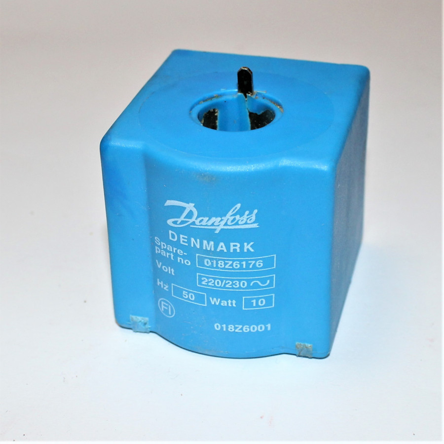 Danfoss Spole til magnetventil - 018Z6176 - 10 Watt - 230V - køb på discosupport.dk