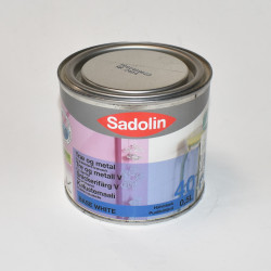 Sadolin Træ og Metal V - Base White - halvblank - 0,5L - discosupport.dk