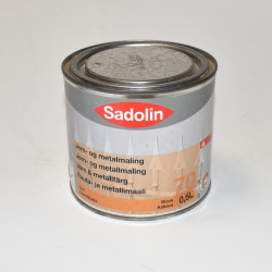 Sadolin Jern- og Metalmaling - Sort - Blank 70 - 0,5 liter - Alkyd - discosupport.dk