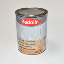 Sadolin Jern- og Metalmaling 70 - Sort - Blank - 1 liter
