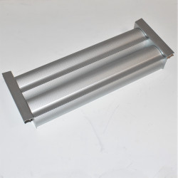 Dobbelt dispenser i aluminium til staniol eller papir - til montering i 40cm skuffe - discosupport.dk