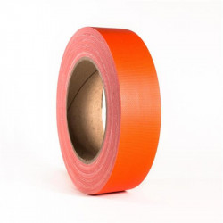 50mm Orange UV tape lyser op ved UV - Lys - 25 meter - Stort sortiment og farver her!